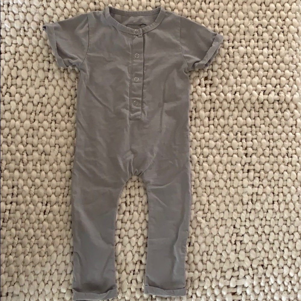 Orcas Lucille short sleeve Henley romper